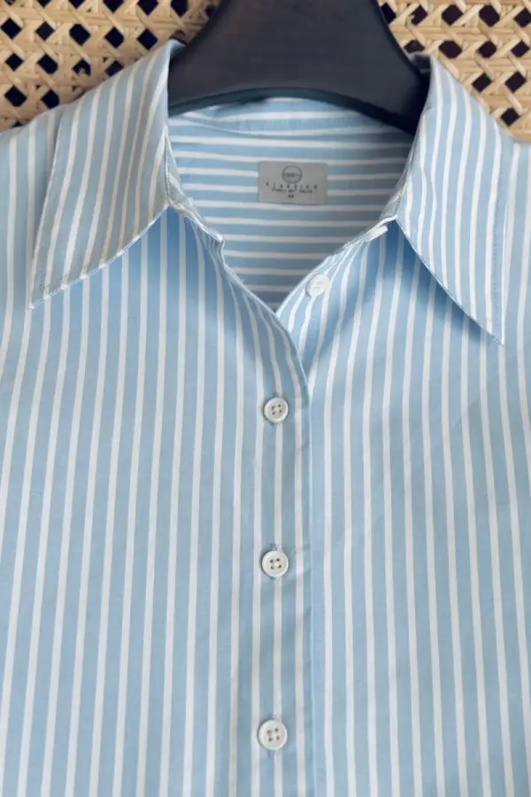 Sky Blue With White Stripe